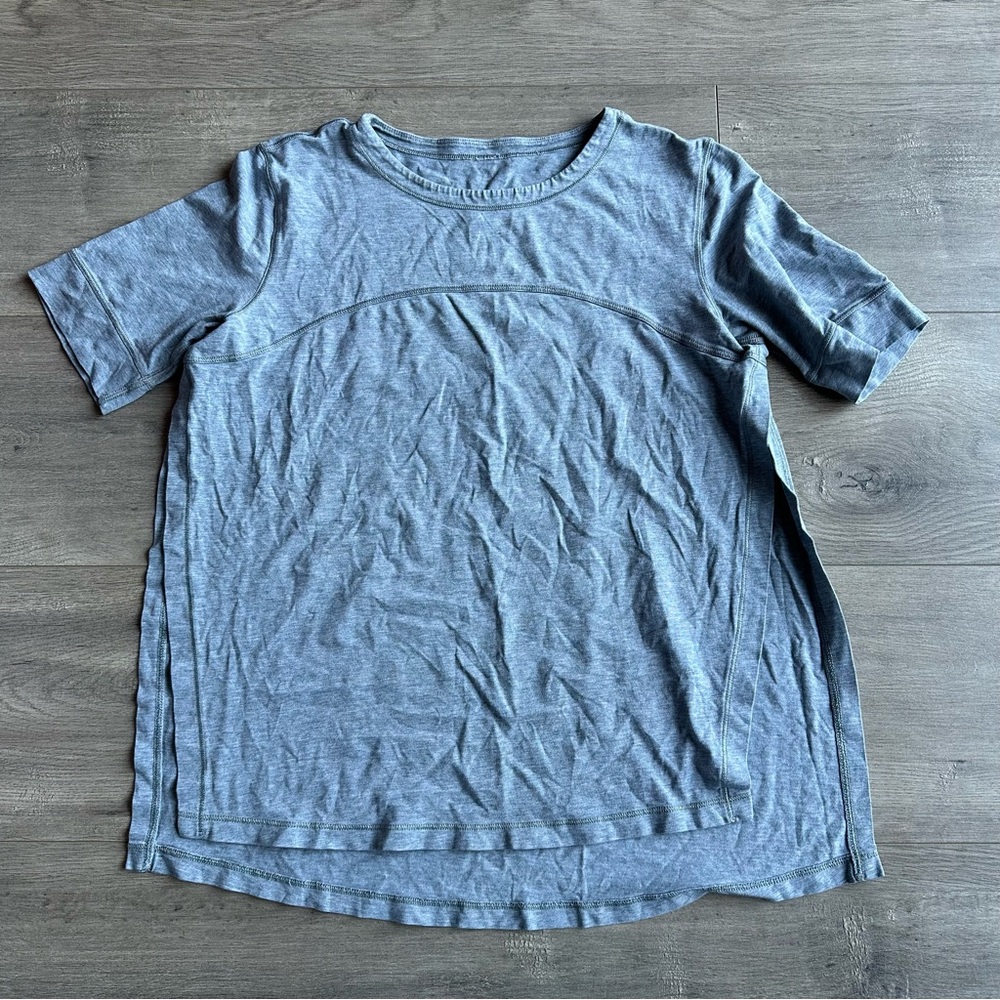 Lululemon Dash To Class Short Sleeve - Heathered Medium Grey